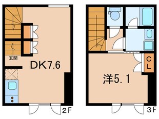 ウーヴァス池袋の物件間取画像